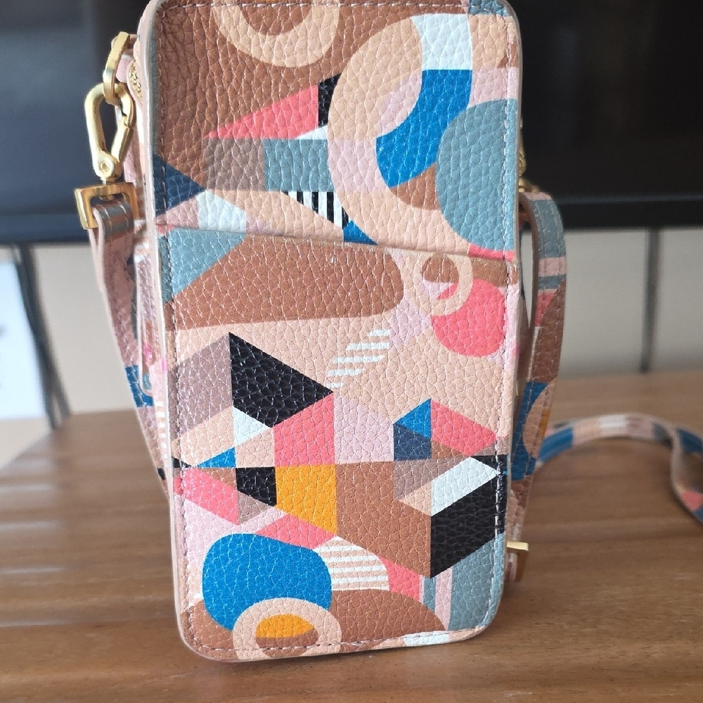 Hammitt Multi-Color Geometric Crossbody Bag with Gold Studs - Picture 5 of 8